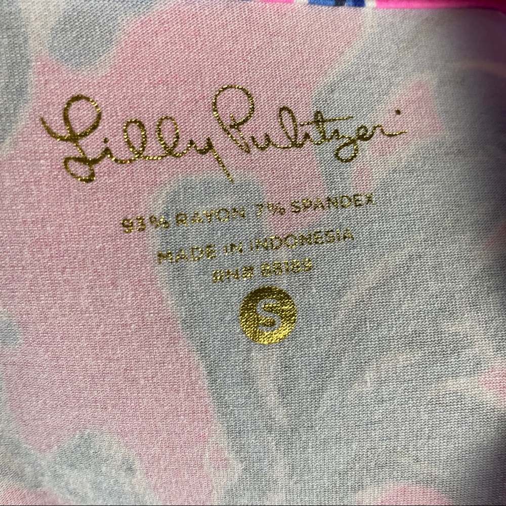 Lilly Pulitzer UPF 50+ Tunic Top Pink Small - Picture 5 of 5